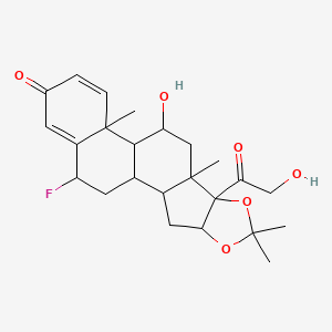 molecular formula C24H31FO6 B1199180 Nasalide 