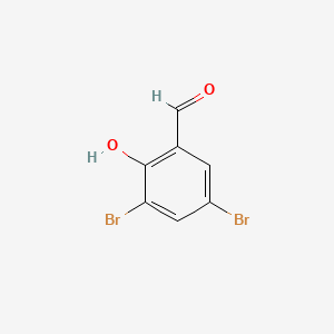 molecular formula C7H4Br2O2 B1199182 3,5-Dibromosalicylaldehyde CAS No. 90-59-5