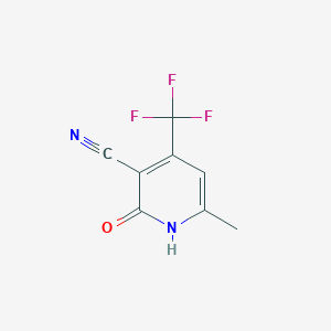 6-Methyl-2-oxo-4-(trifluoromethyl)-1,2-dihydropyridine-3-carbonitrile