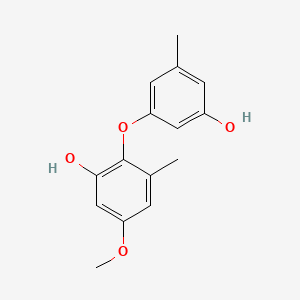 molecular formula C15H16O4 B1199190 Cyperin CAS No. 33716-82-4