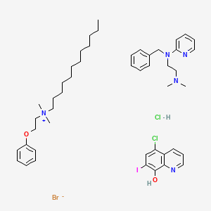 molecular formula C47H67BrCl2IN5O2 B1199195 Viosept CAS No. 78837-99-7