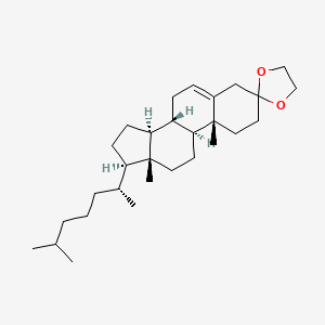 molecular formula C29H48O2 B1199197 3,3-Ethylenedioxycholest-5-ene CAS No. 3496-88-6