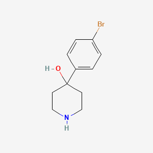 molecular formula C11H14BrNO B1199205 4-(4-溴苯基)哌啶-4-醇 CAS No. 57988-58-6