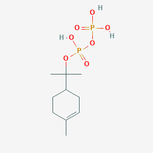 molecular formula C10H20O7P2 B119921 alpha-Terpinyl pyrophosphate CAS No. 143563-42-2