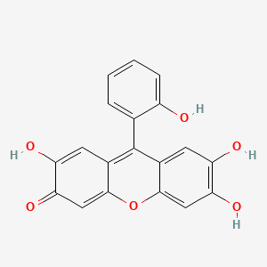 molecular formula C19H12O6 B1199212 9-Hydroxyphenylfluoron CAS No. 3569-82-2