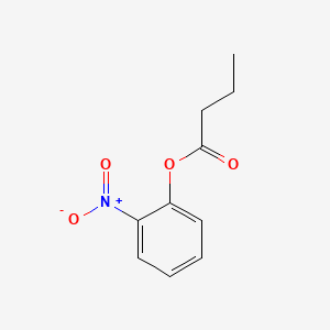 molecular formula C10H11NO4 B1199213 2-硝基苯基丁酸酯 CAS No. 2487-26-5