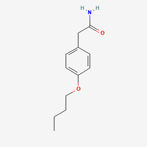 molecular formula C12H17NO2 B1199215 2-(4-丁氧基苯基)乙酰胺 CAS No. 3413-59-0