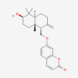 molecular formula C24H30O4 B1199219 法尼西佛醇 A CAS No. 511-33-1