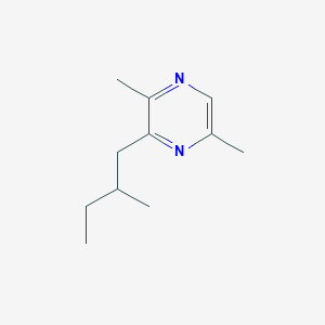 molecular formula C11H18N2 B1199230 2,5-Dimethyl-3-(2-methylbutyl)pyrazine CAS No. 72668-36-1