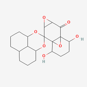 8',11'-Dihydroxyspiro[2,4-dioxatricyclo[7.3.1.05,13]tridecane-3,6'-4,12-dioxatetracyclo[5.4.1.01,7.03,5]dodecane]-2'-one