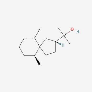 2-[(3R,6S)-6,10-dimethylspiro[4.5]dec-9-en-3-yl]propan-2-ol
