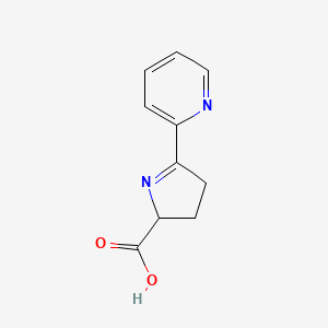 5-(Pyridin-2-yl)-3,4-dihydro-2h-pyrrole-2-carboxylic acid