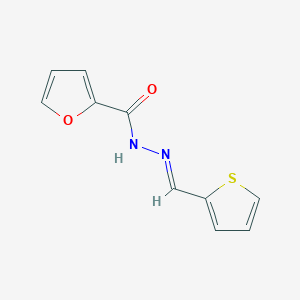 molecular formula C10H8N2O2S B11992736 N'-(2-thienylmethylene)-2-furohydrazide 