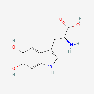 molecular formula C11H12N2O4 B1199278 5,6-Dihydroxytryptophan CAS No. 58456-66-9