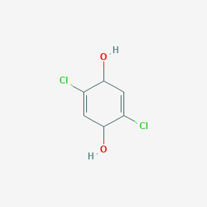molecular formula C6H6Cl2O2 B1199288 2,5-Dichloro-2,5-cyclohexadiene-1,4-diol 