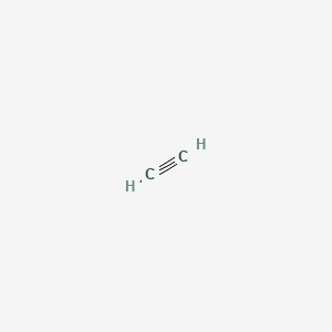 molecular formula C2H2 B1199291 乙炔 CAS No. 74-86-2