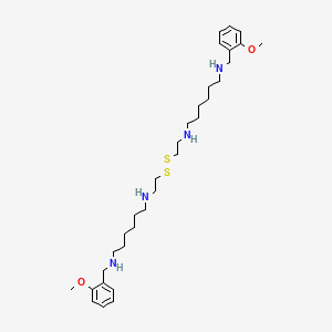 molecular formula C32H54N4O2S2 B1199295 Benextramine CAS No. 69790-18-7