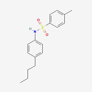 molecular formula C17H21NO2S B11992986 N-(4-butylphenyl)-4-methylbenzenesulfonamide 
