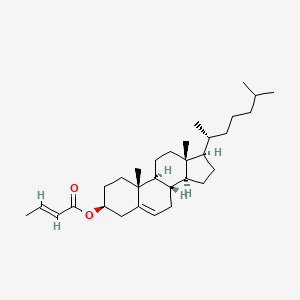 molecular formula C31H50O2 B11993091 Cholest-5-en-3beta-yl crotonate CAS No. 24951-77-7