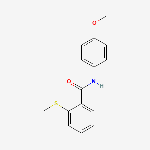 N-(4-methoxyphenyl)-2-(methylthio)benzamide