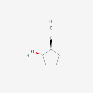 molecular formula C7H10O B11993121 (1S,2R)-2-ethynylcyclopentan-1-ol 