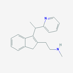molecular formula C19H22N2 B119932 rac-N-Demethyl dimethindene CAS No. 151562-10-6