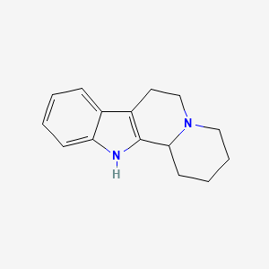 molecular formula C15H18N2 B1199340 1,2,3,4,6,7,12,12b-Octahydroindolo[2,3-a]quinolizine CAS No. 4802-79-3