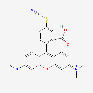 Tetramethylrhodamine thiocyanate cation