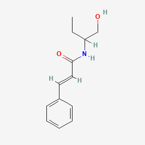 molecular formula C13H17NO2 B11993528 N-(1-(Hydroxymethyl)propyl)cinnamamide CAS No. 94086-72-3