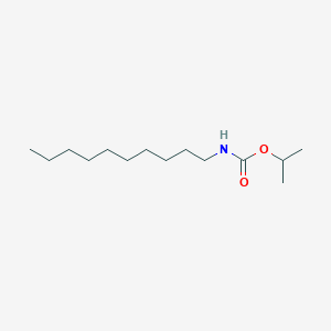 molecular formula C14H29NO2 B11993620 propan-2-yl N-decylcarbamate CAS No. 35601-86-6