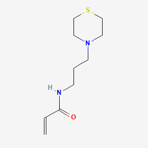 molecular formula C10H18N2OS B1199372 3-Thiomorpholinopropylacrylamide CAS No. 131374-19-1