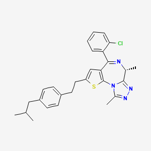 molecular formula C28H29ClN4S B1199373 (R)-israpafant 