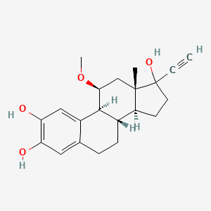 molecular formula C21H26O4 B1199382 2-Hydroxymoxestrol CAS No. 72226-93-8