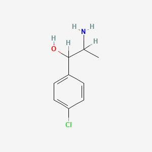 molecular formula C9H12ClNO B1199383 2-氨基-1-(4-氯苯基)丙醇 CAS No. 23933-83-7