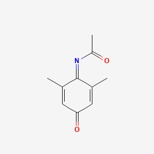 molecular formula C10H11NO2 B1199385 Acetyl-2,6-dimethyl-4-benzoquinone imine CAS No. 74827-88-6