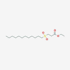 molecular formula C17H34O4S B11993924 Ethyl 3-(dodecylsulfonyl)propanoate 