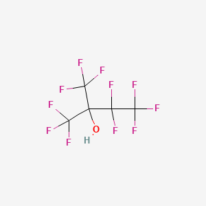 molecular formula C5HF11O B1199394 1,1,1,3,3,4,4,4-Octafluoro-2-(trifluoromethyl)-2-butanol CAS No. 6188-98-3
