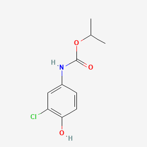 molecular formula C10H12ClNO3 B1199407 4-Hydroxychlorpropham CAS No. 28705-96-6