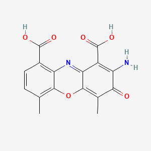 molecular formula C16H12N2O6 B1199408 Actinocin CAS No. 524-11-8