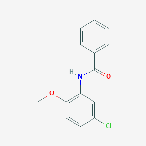 molecular formula C14H12ClNO2 B11994082 N-(5-Chloro-2-methoxyphenyl)benzamide 