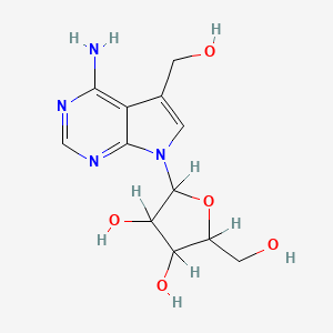 molecular formula C12H16N4O5 B1199410 5-Hydroxymethyltubercidin CAS No. 49558-38-5