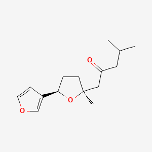 molecular formula C15H22O3 B1199411 Ipomoeamarone CAS No. 494-23-5