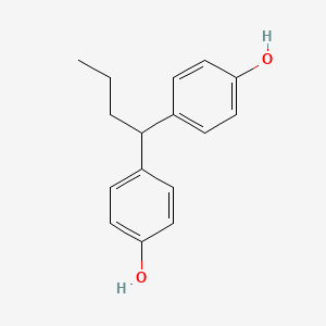 molecular formula C16H18O2 B1199413 4,4'-(Butane-1,1-diyl)diphenol CAS No. 4731-84-4