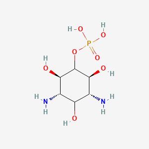 molecular formula C6H15N2O7P B1199418 Streptamine phosphate 