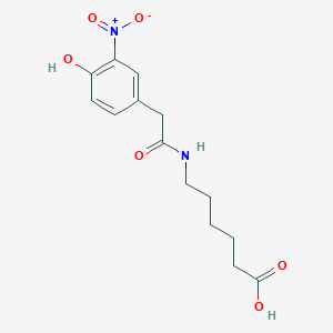 4-Hydroxy-3-nitrophenylacetyl-epsilon-aminocaproic acid