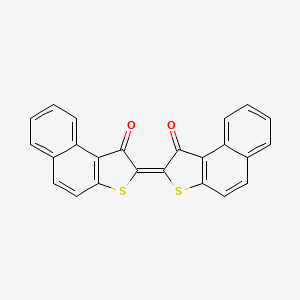 molecular formula C24H12O2S2 B11994363 Calcoloid Brown RRP 