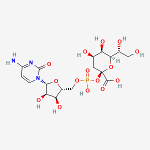 molecular formula C17H26N3O15P B1199437 Cmp-2-keto-3-deoxy-octulosonic acid 