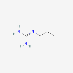 molecular formula C4H11N3 B1199440 Propylguanidine CAS No. 462-25-9