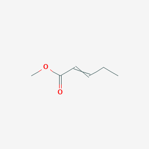 molecular formula C6H10O2 B1199443 Methyl pent-2-enoate 