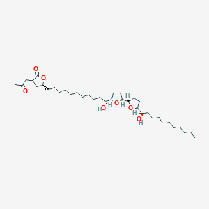 molecular formula C37H66O7 B1199448 Asimicinone 